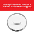 Cocotte en fonte émaillée ZWILLING Clad CFX de 6 pintes (environ 5,7 L) en acier inoxydable et céramique antiadhésive