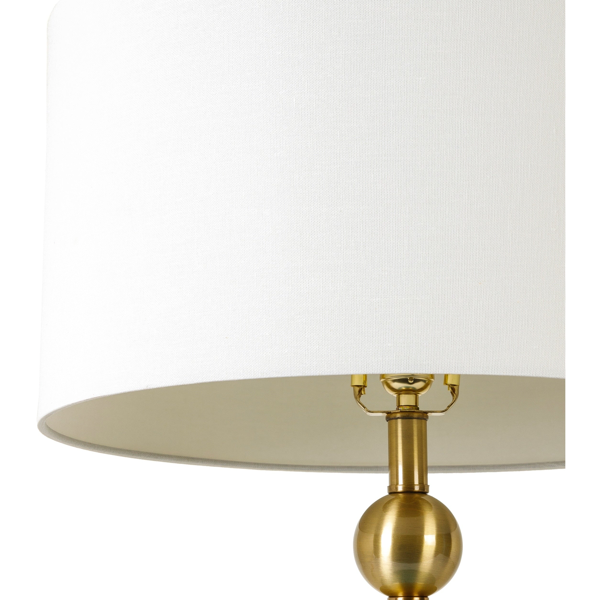 Lampe de table en gourde en verre peint Zayaan