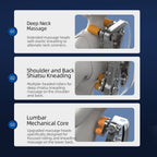 Fauteuil inclinable massant zéro gravité avec massage complet du corps, chauffage et audio Bluetooth intégré