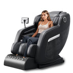 Fauteuil inclinable massant zéro gravité avec massage complet du corps, chauffage et audio Bluetooth intégré