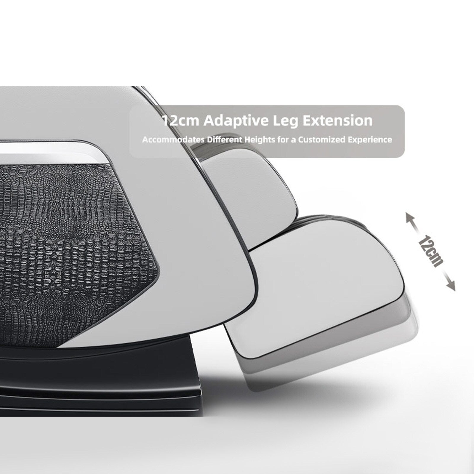 Fauteuil inclinable massant zéro gravité avec massage complet du corps, chauffage et audio Bluetooth intégré