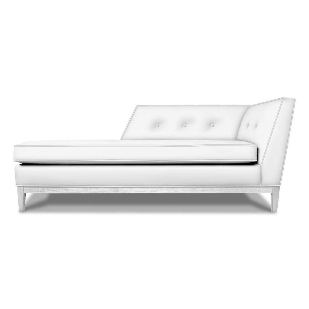 Chaise longue Danner, accoudoir gauche
