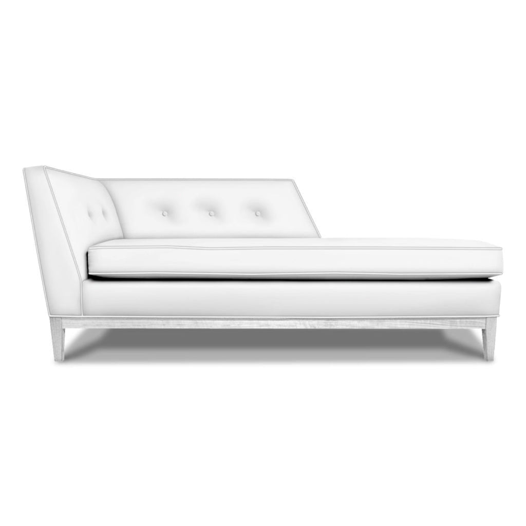 Chaise longue Danner, bras droit