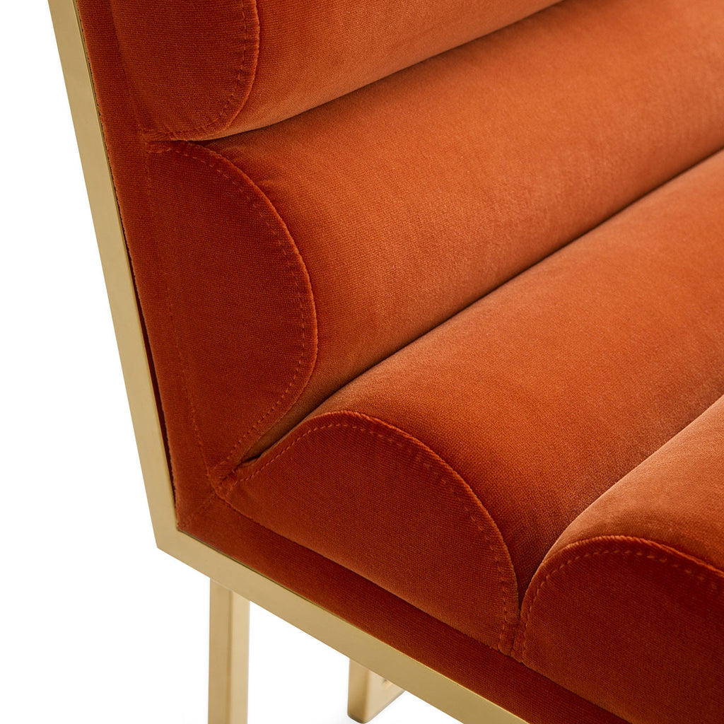 Chaise de salle à manger Channeled Goldfinger